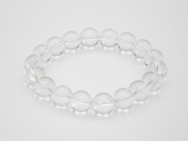 Pulsera de piedra natural de Cuarzo blanco de 10mm