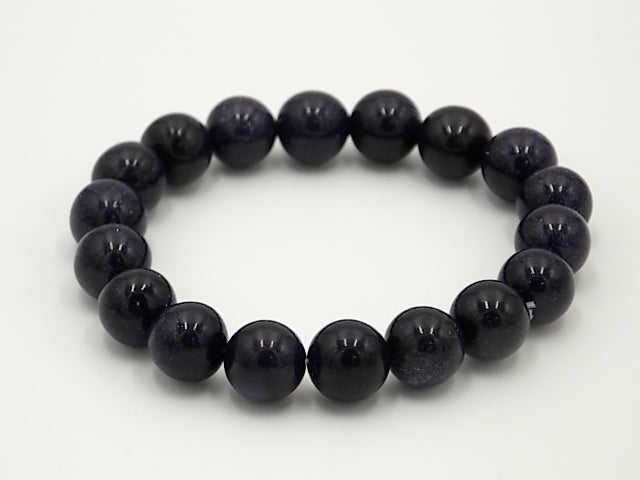 Pulsera de piedra natural de Venturina azul de 10mm
