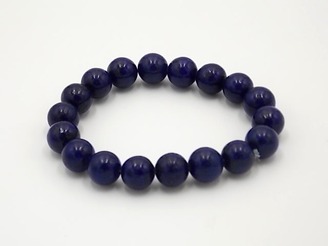 Pulsera de piedra natural de Lapislázuli de 10mm