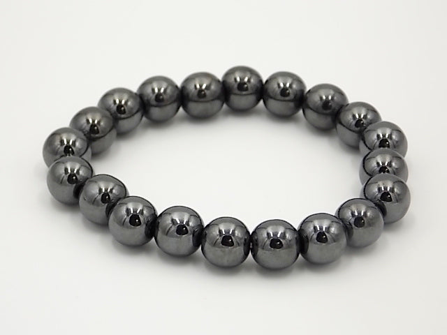 Pulsera de piedra natural de Hematite de 10mm