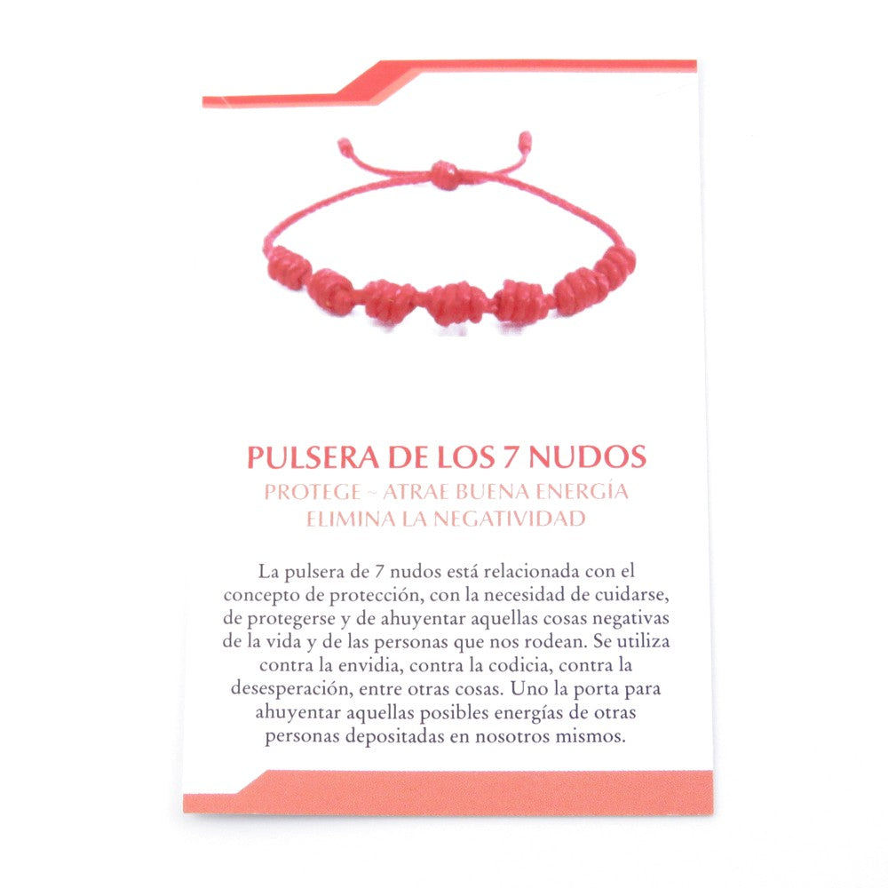 PULSERA DE LOS 7 NUDOS