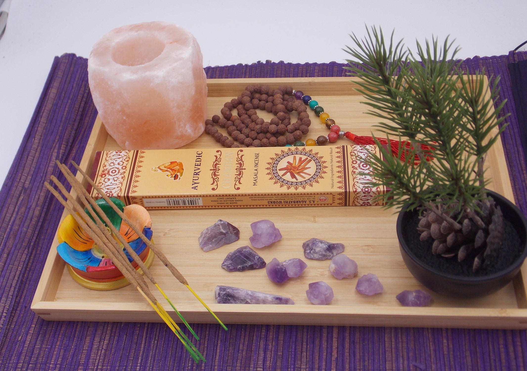 INCIENSO DE MARCA AYURVEDIC FRAGANCIA CHANDAN 15 unidades