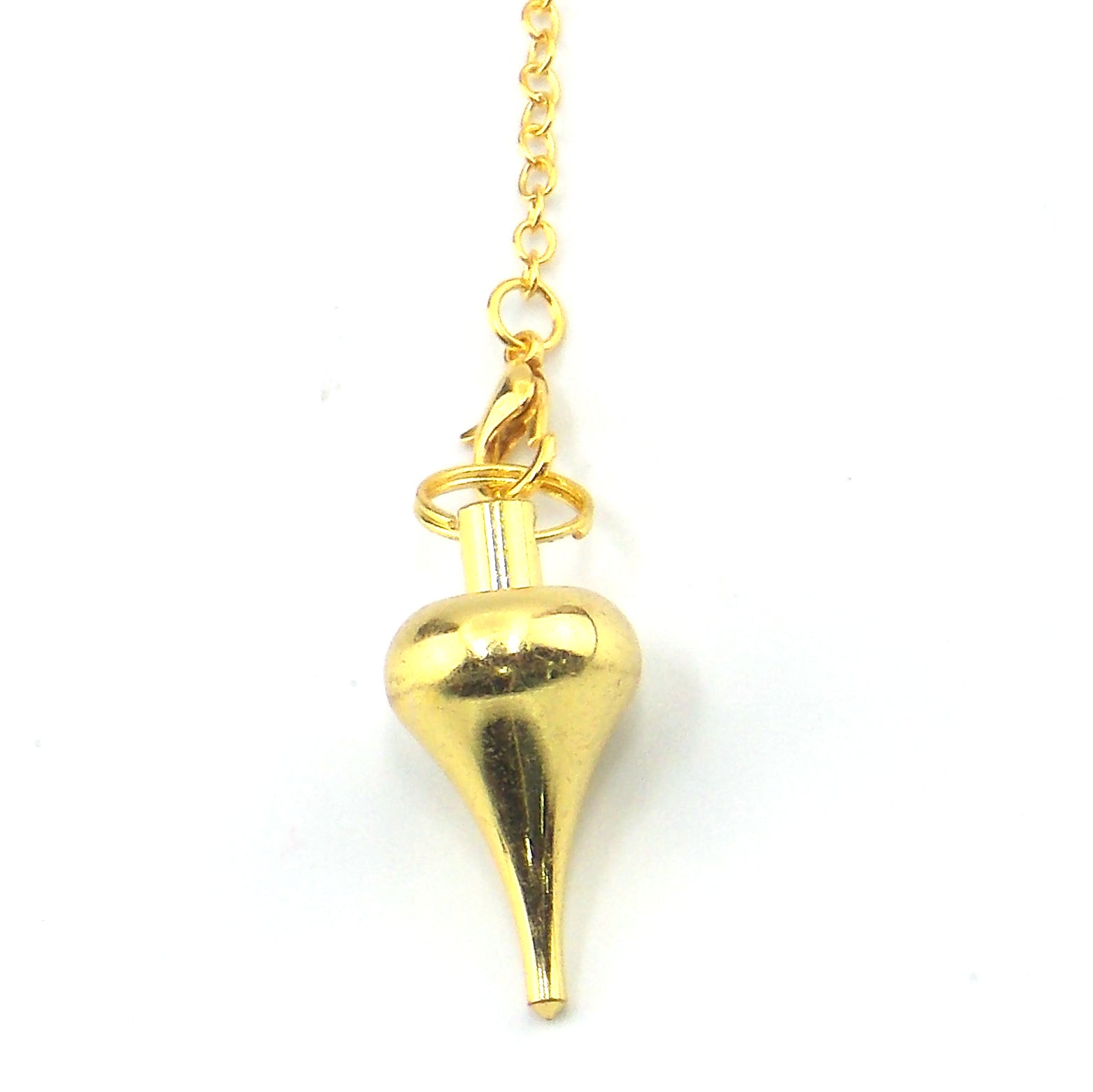 Péndulo de color dorado