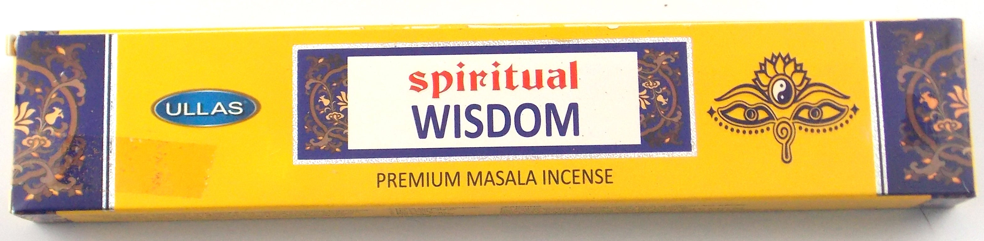 INCIENSO DE MARCA ULLAS FRAGANCIA SPIRITUAL WISDOM