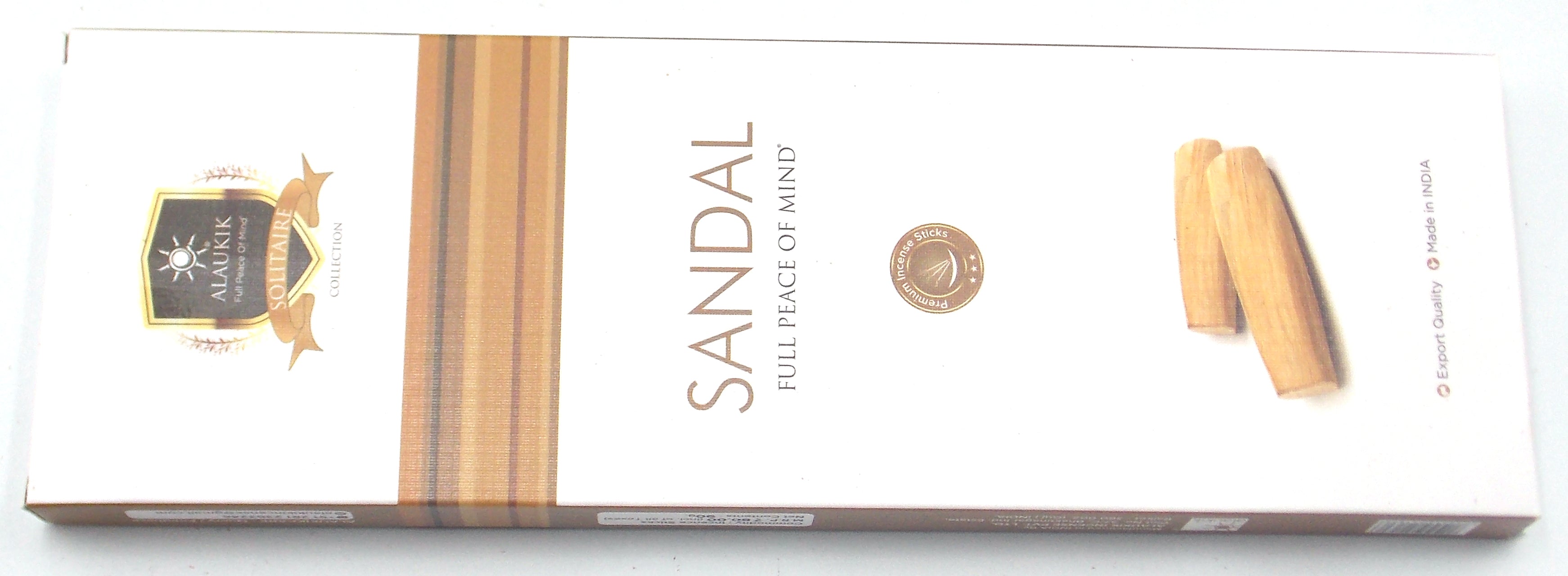INCIENSO DE MARCA ALAUKIK SOLITAIRE COLLECTION FRAGANCIA SÁNDALO