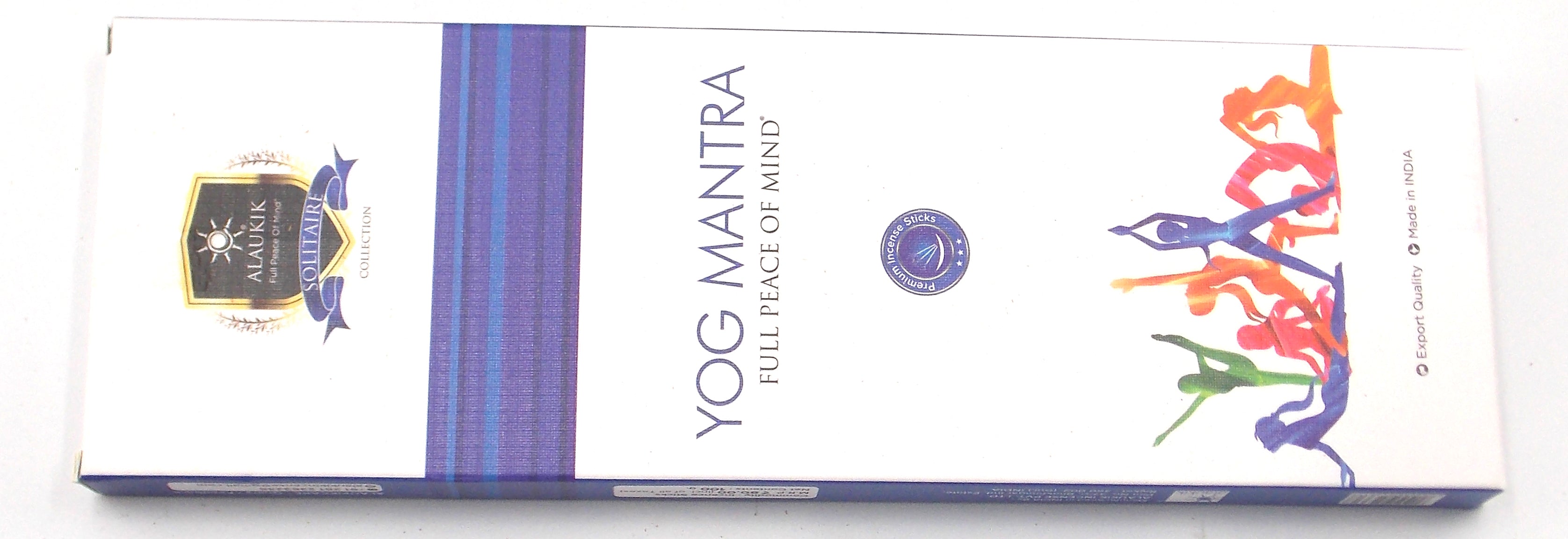 INCIENSO DE MARCA ALAUKIK SOLITAIRE COLLECTION FRAGANCIA YOG MANTRA