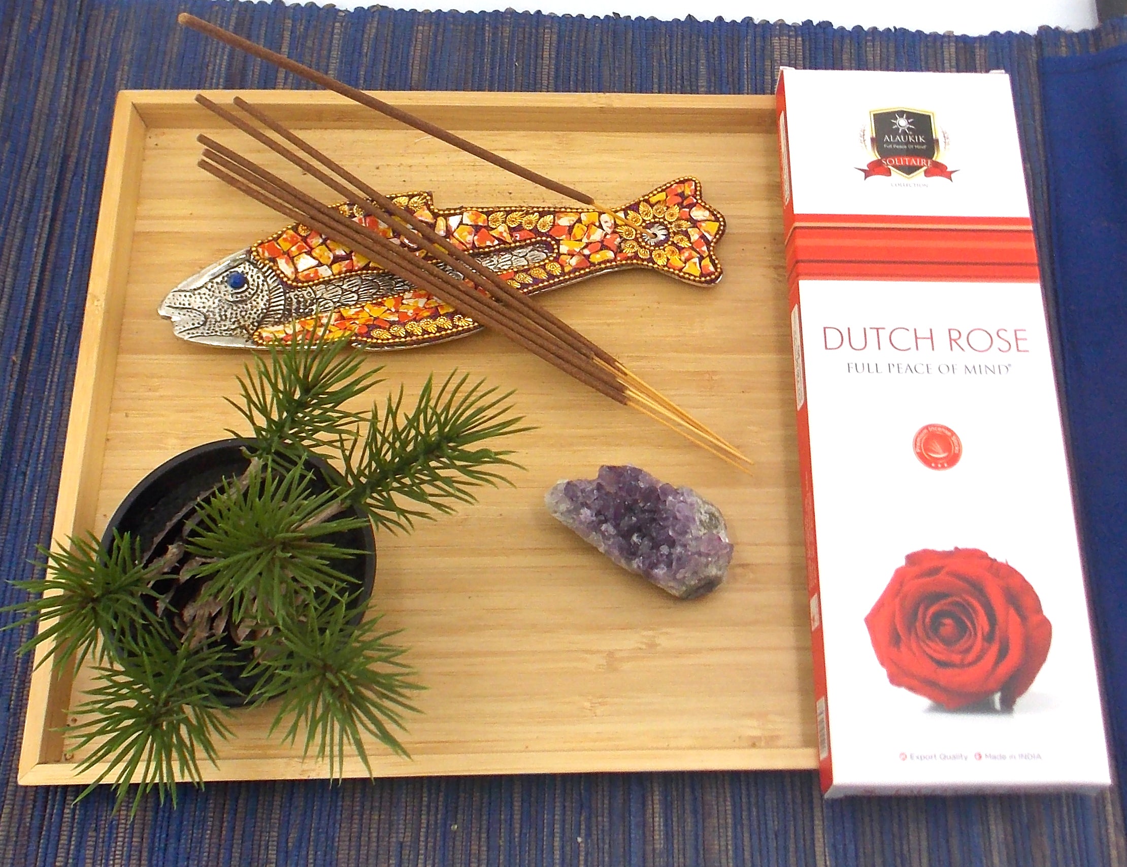 INCIENSO DE MARCA ALUKIK SOLITAIRE COLLECTION FRAGANCIA DUTCH ROSE