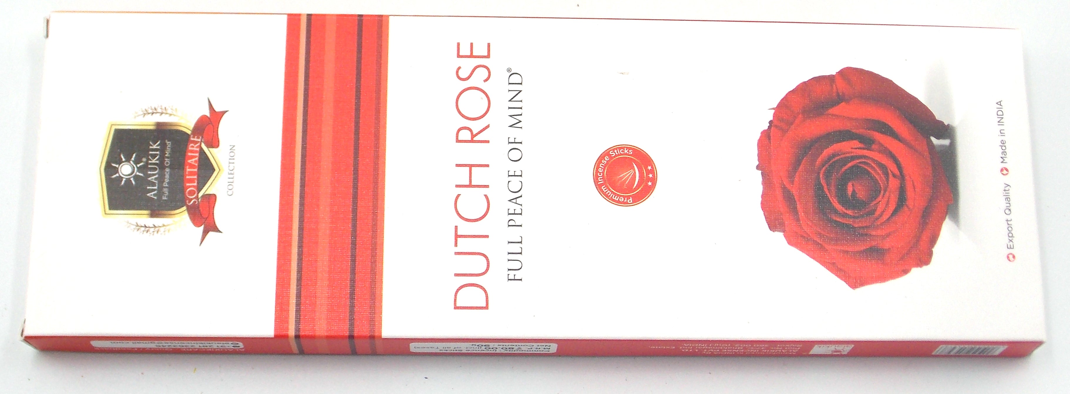 INCIENSO DE MARCA ALUKIK SOLITAIRE COLLECTION FRAGANCIA DUTCH ROSE