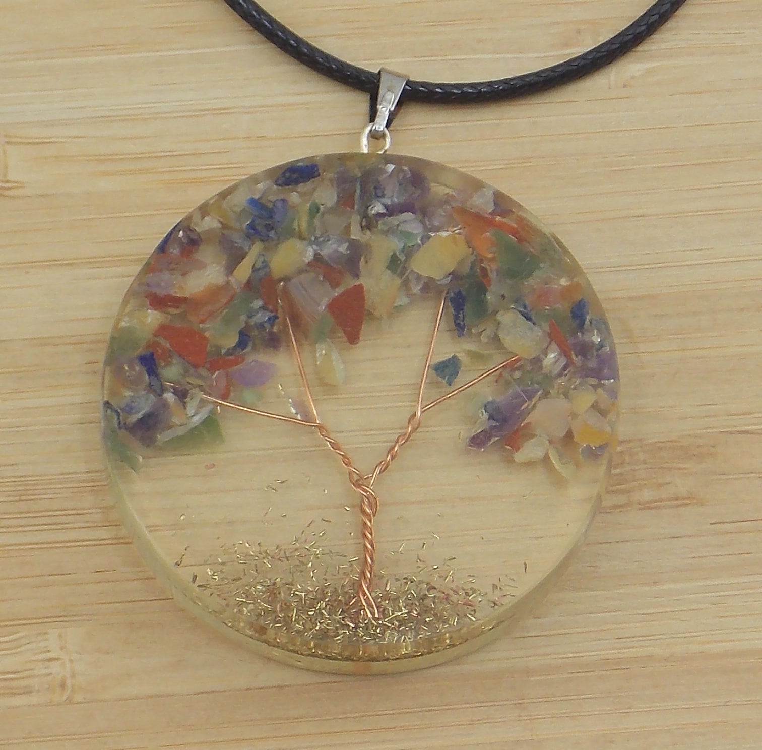 Colgante de Orgonita de Árbol de la vida (2º modelo)