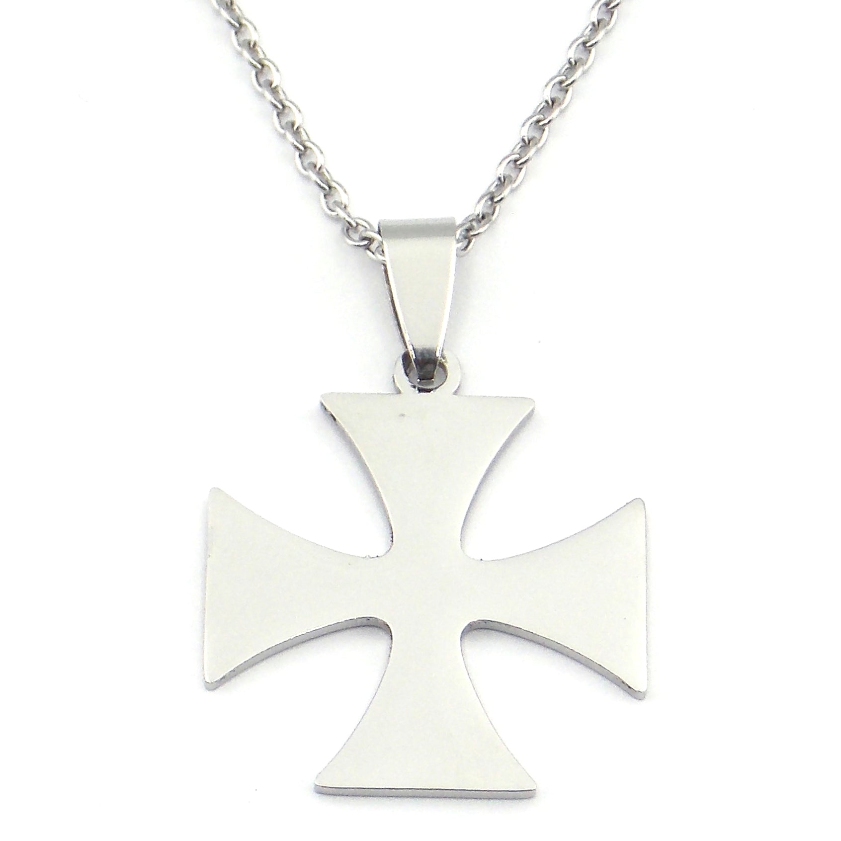Colgante de acero inoxidable en forma de Cruz