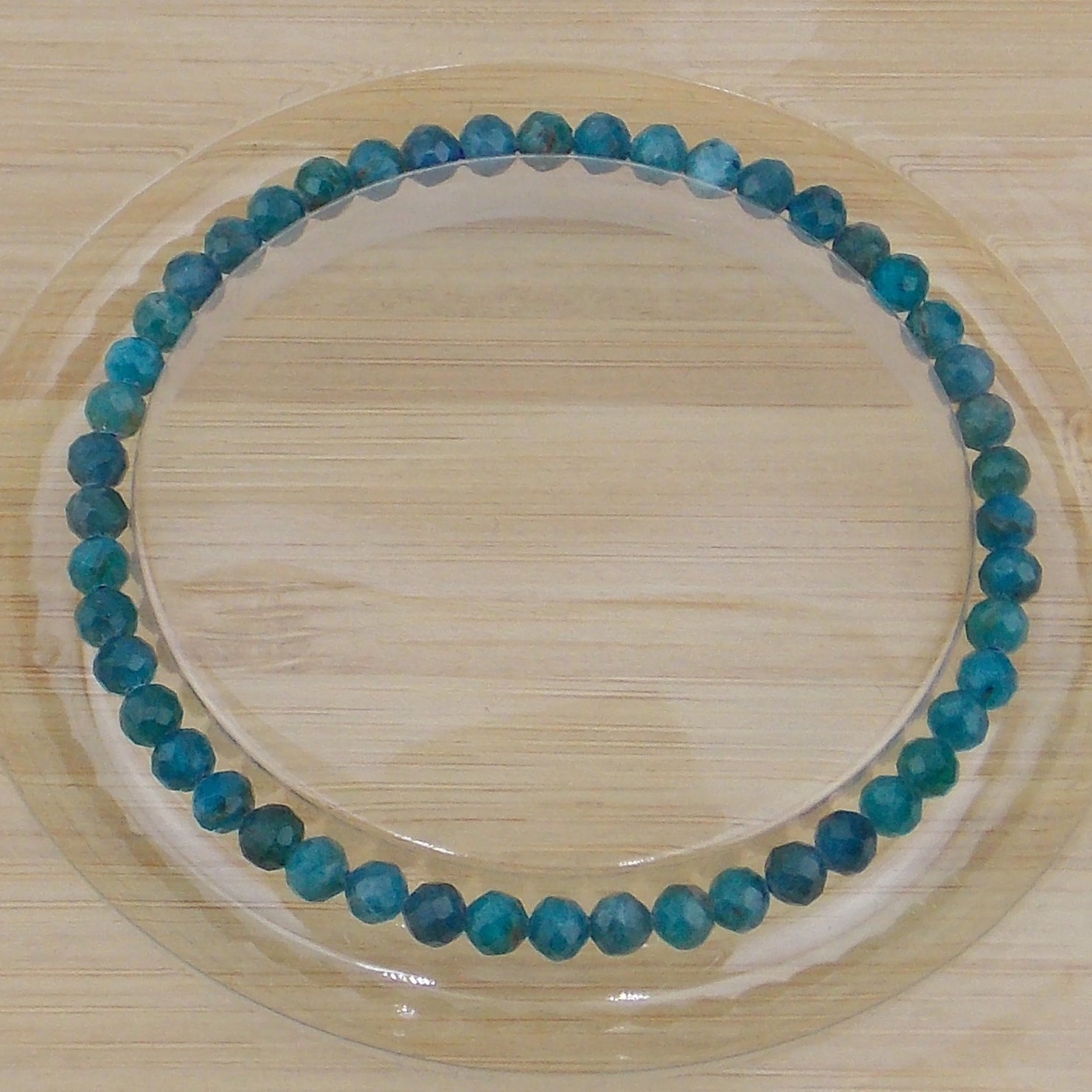 Pulsera de piedra natural de Malaquita de 5mm