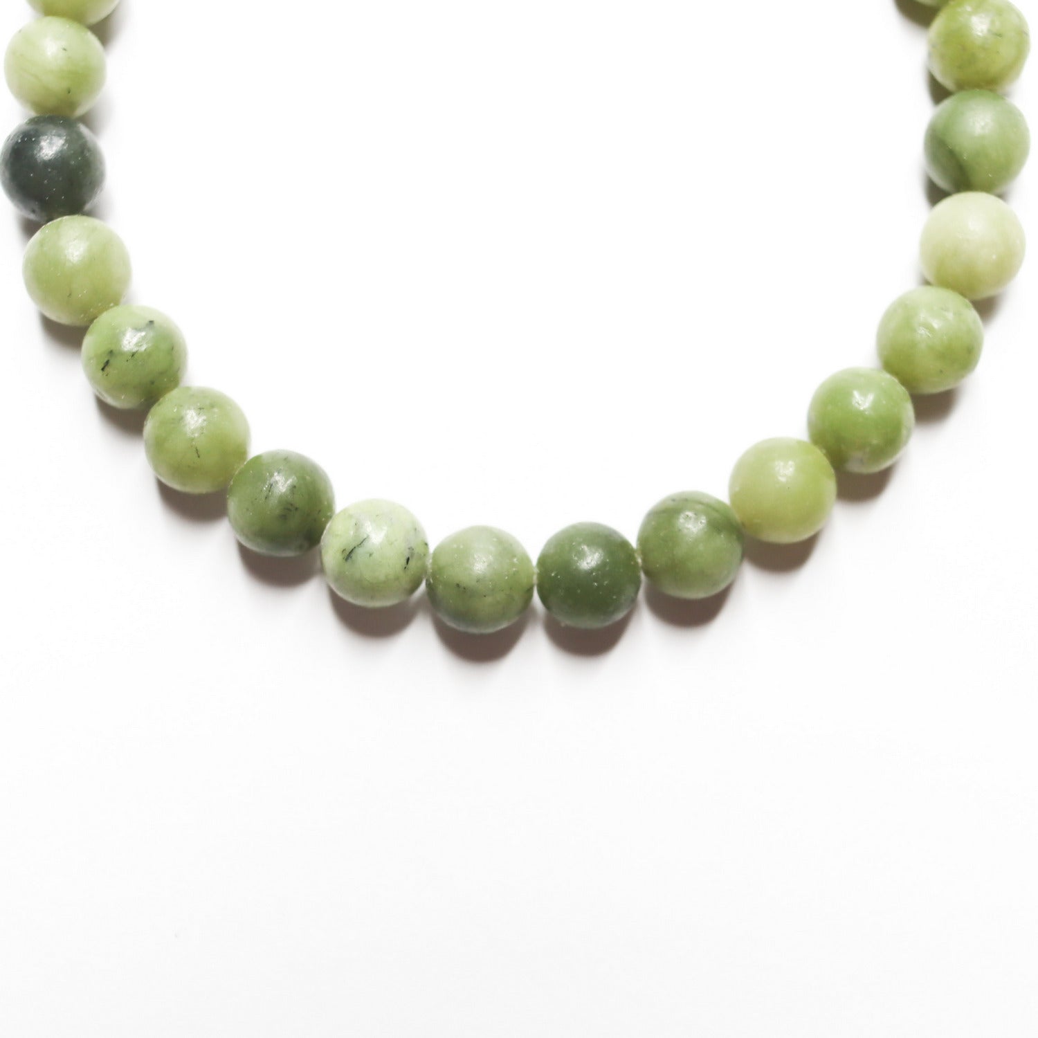 Pulsera de piedra natural de Jade vietnamita de 6mm