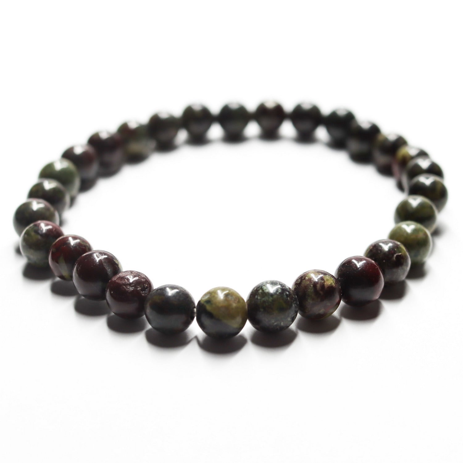 Pulsera de piedra natural de Rubí en fuchsita de 6mm