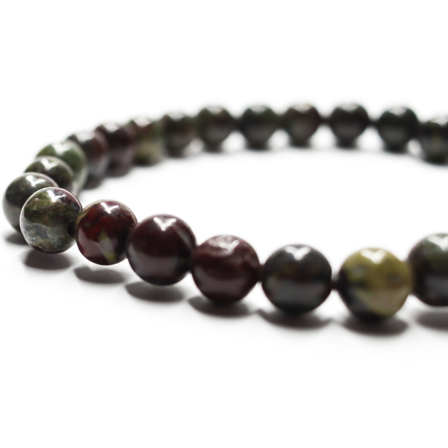 Pulsera de piedra natural de Rubí en fuchsita de 6mm