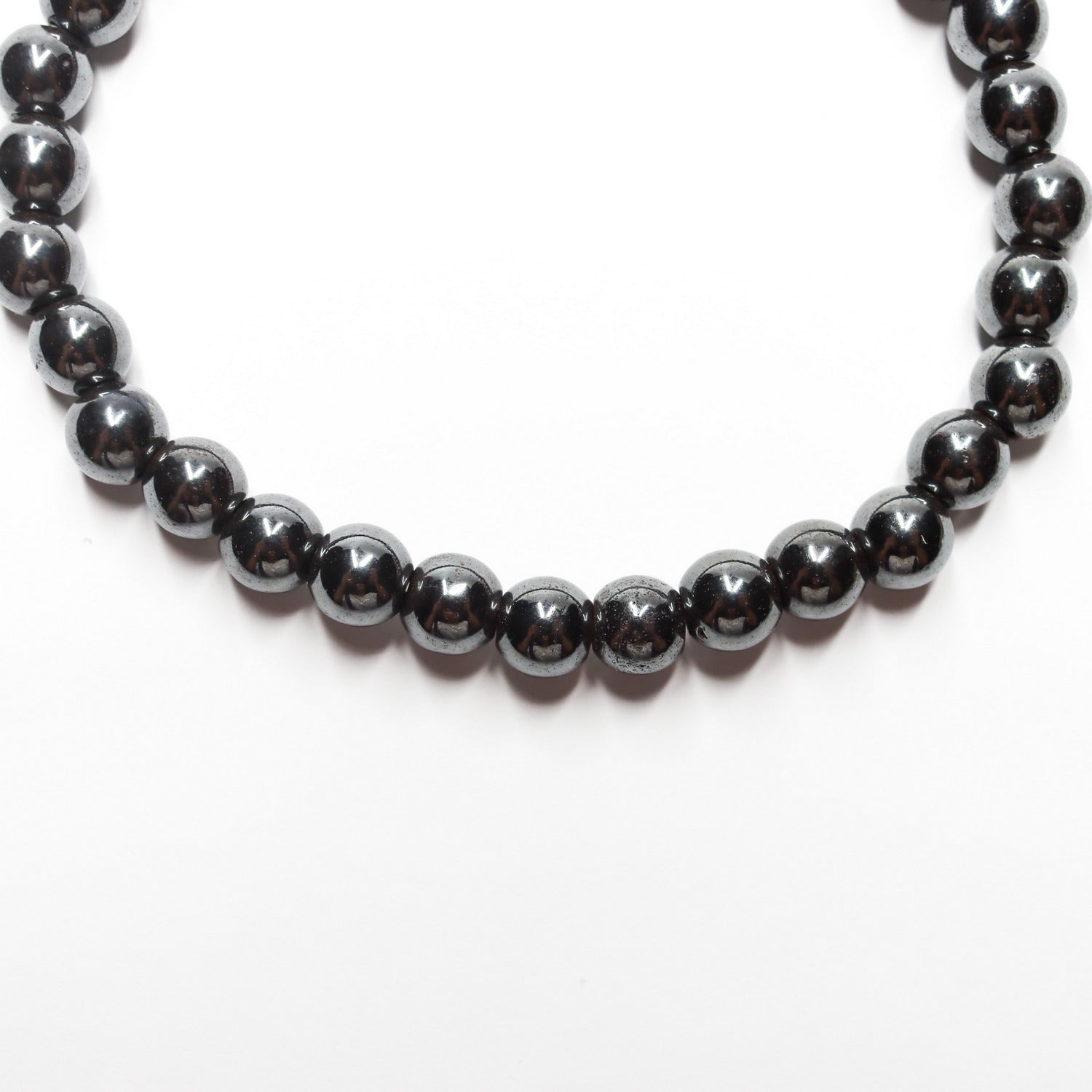 Pulsera de piedra natural de Hematite de 6mm