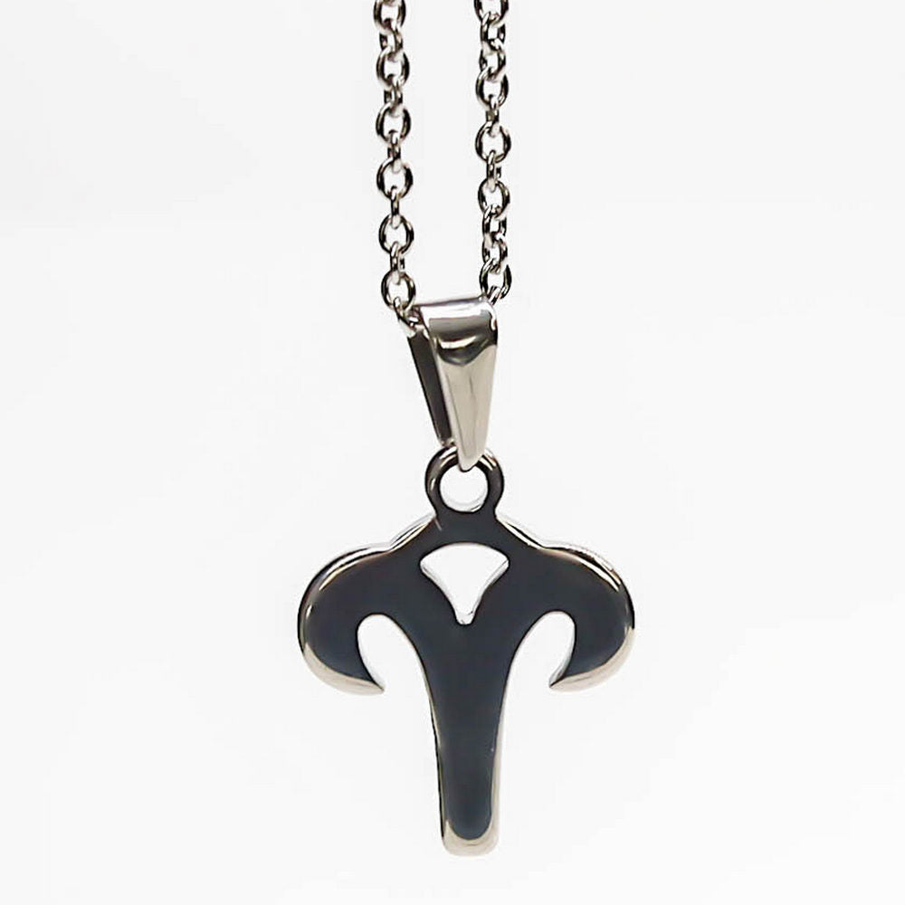Colgante de acero inoxidable con forma del Signo del zodiaco Aries de 20mm