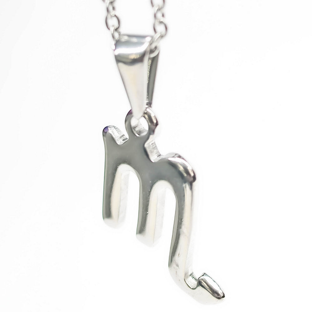 Colgante de acero inoxidable con forma del Signo del zodiaco Escorpio de 20mm