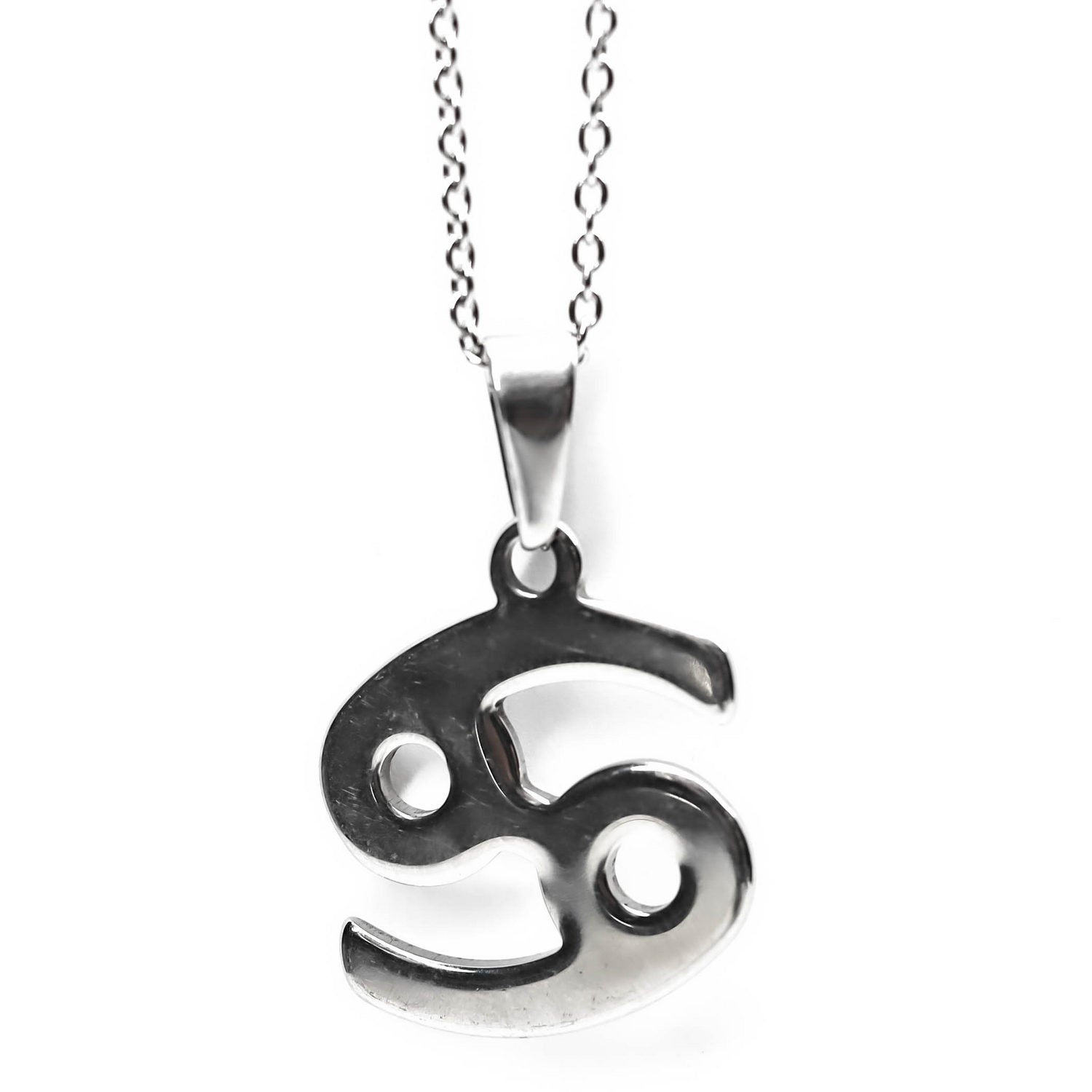 Colgante de acero inoxidable con forma del Signo del zodiaco Cáncer de 28mm