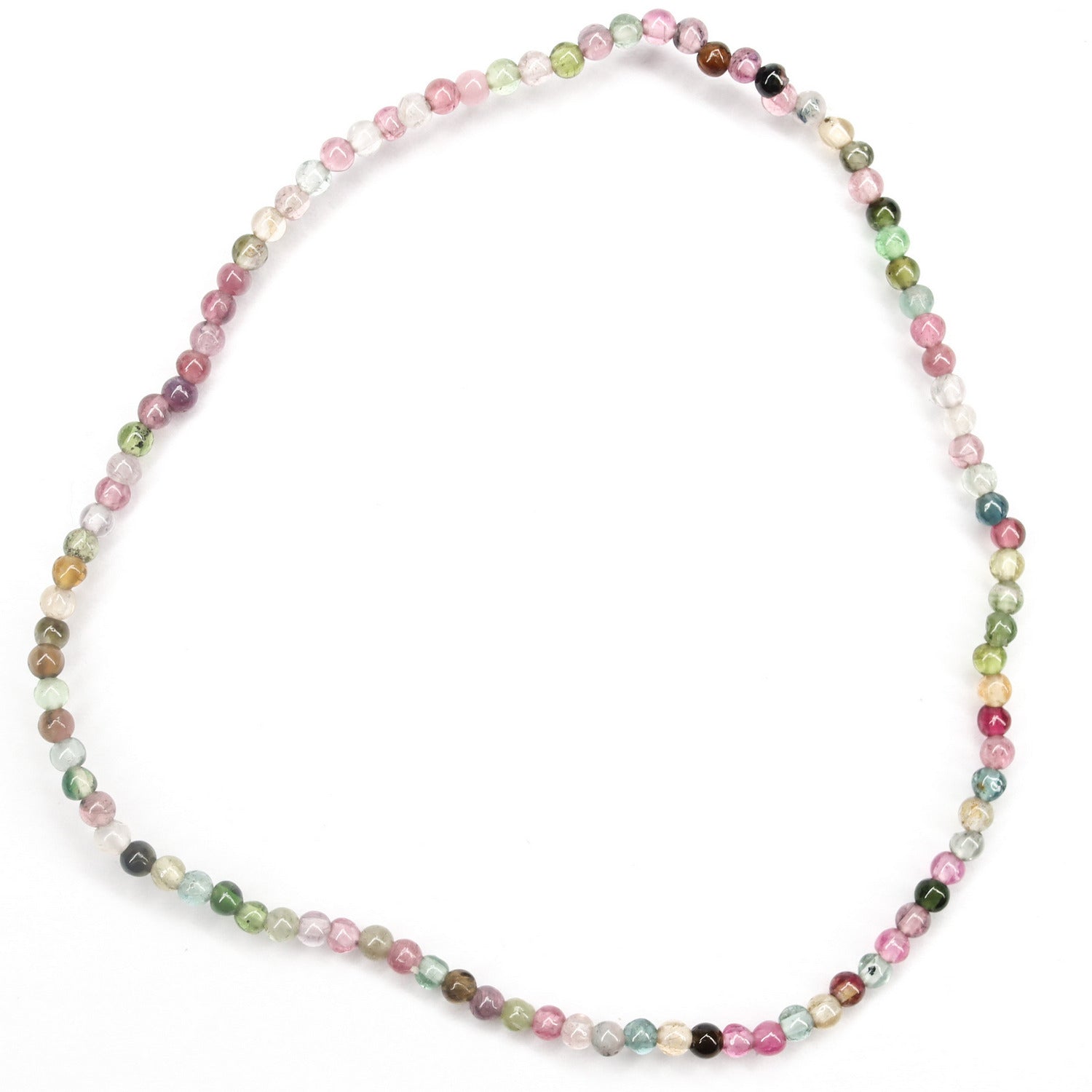 Pulsera elástica de Turmalina sandía de 2mm