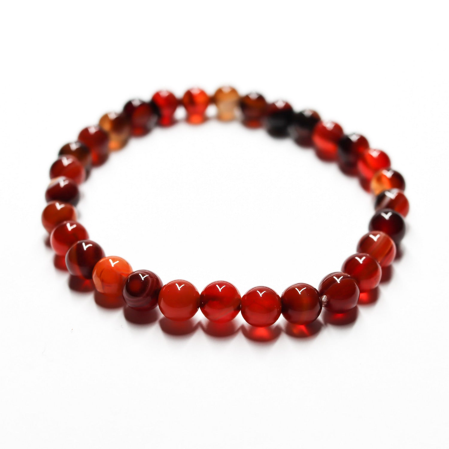 Pulsera de piedra natural de Ágata árbol de 6mm