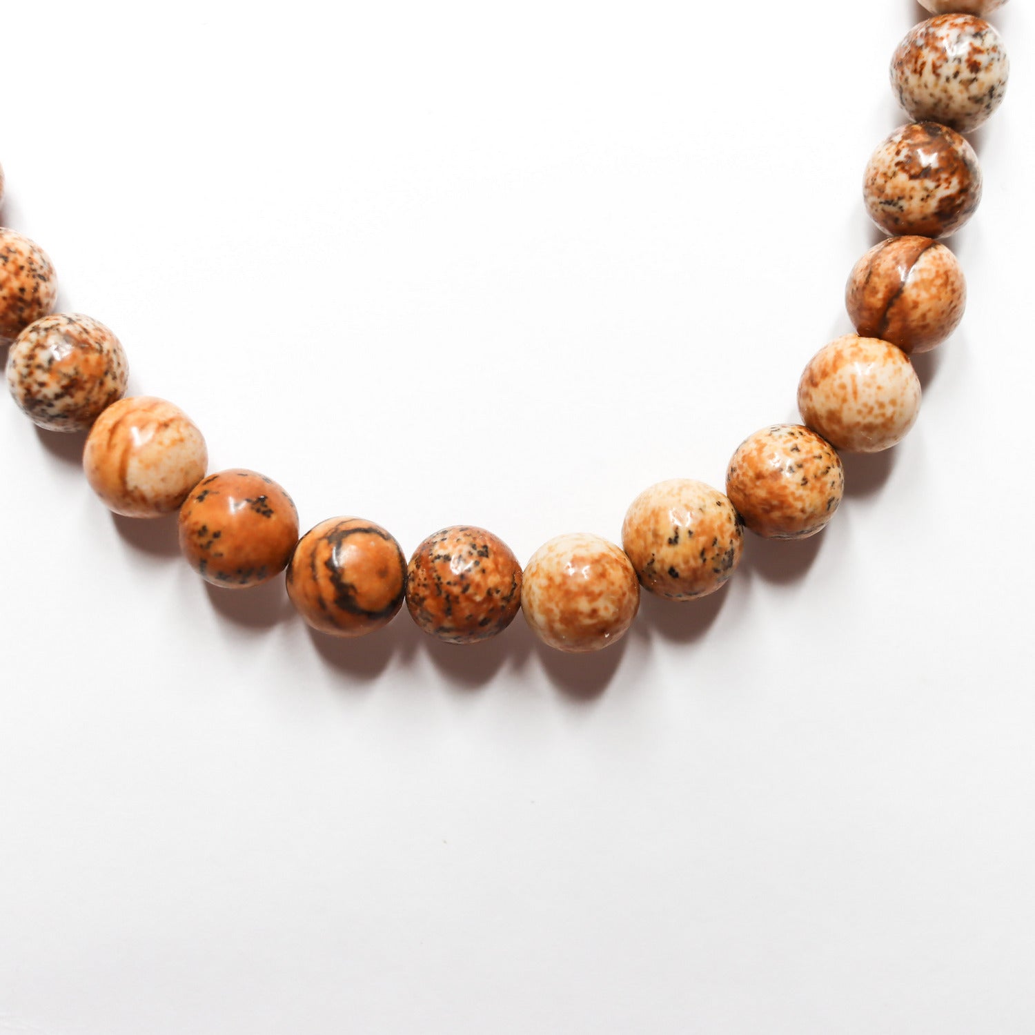 Pulsera de piedra natural de Jaspe madera de 6mm