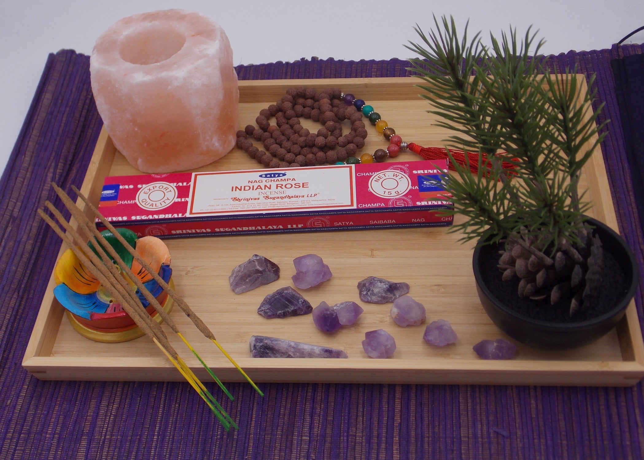 INCIENSO DE MARCA NAG CHAMPA COLLECTION FRAGANCIA ROSA INDIA 15 gramos