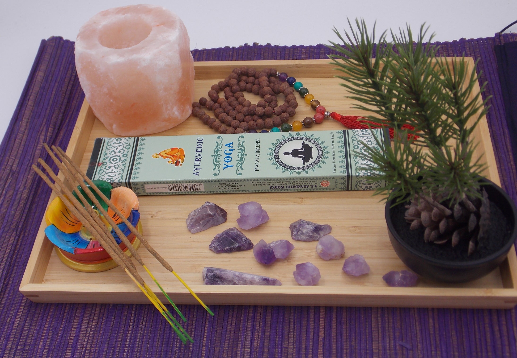INCIENSO DE MARCA AYURVEDIC FRAGANCIA YOGA 15 unidades