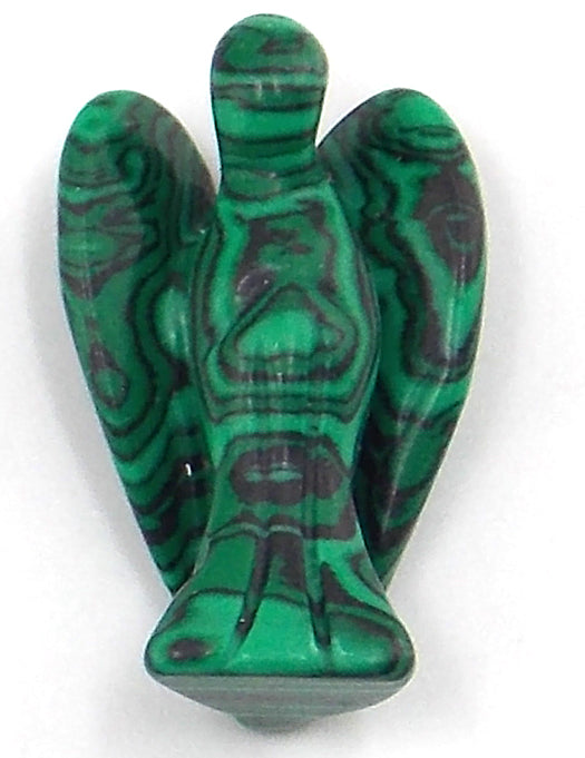 Figura de ángel de Malaquita de 35mm aprox.