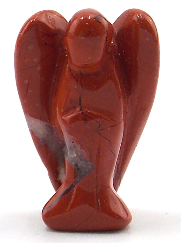 Figura ángel de Jaspe rojo de 35mm aprox.