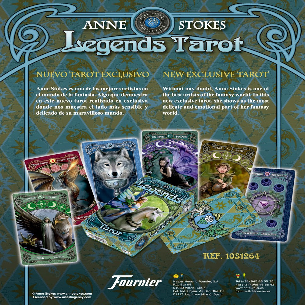 Baraja De Cartas De Tarot Legends Anne Stokes
