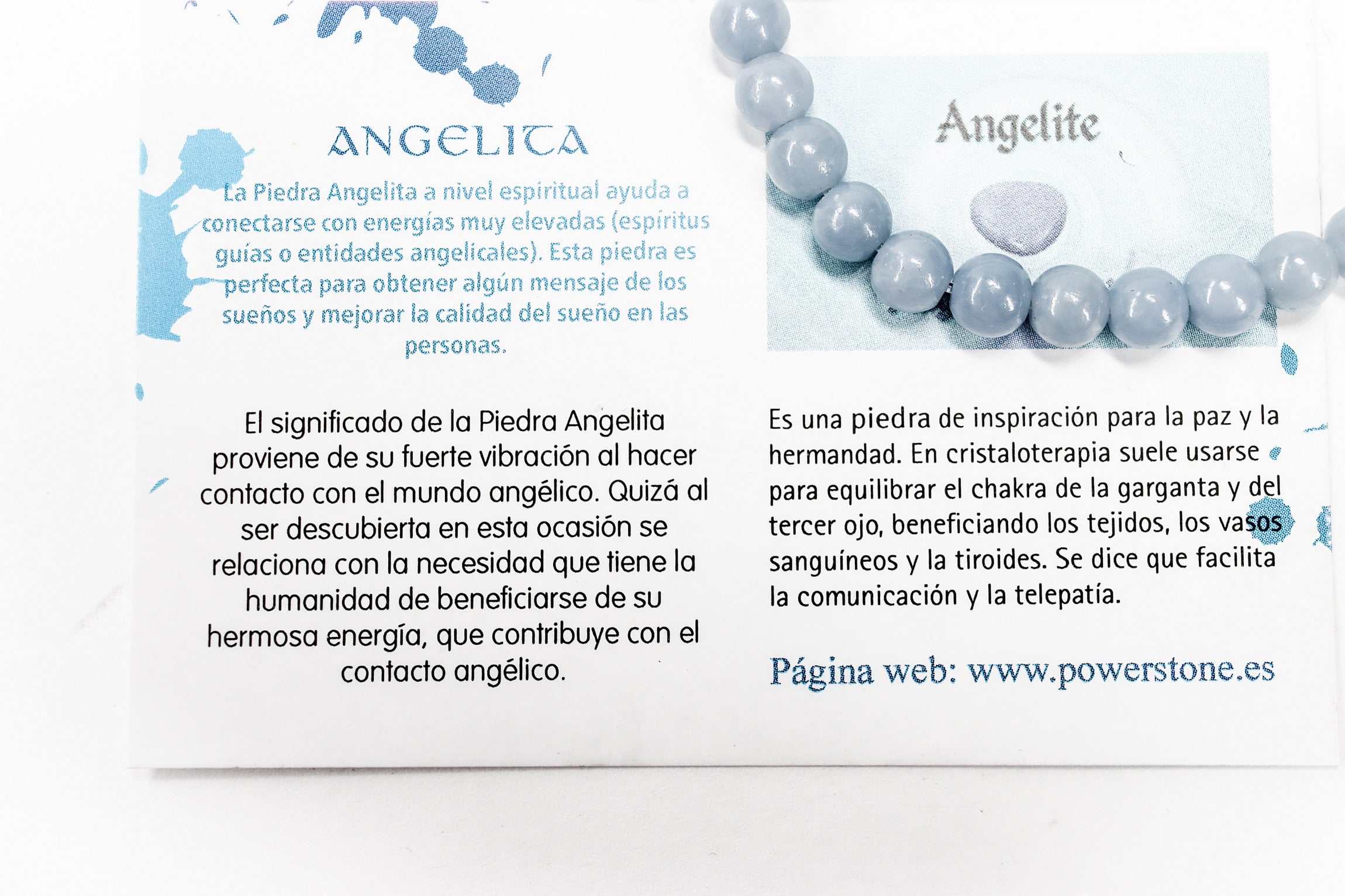 Pulsera elástica de Angelita de 6 mm