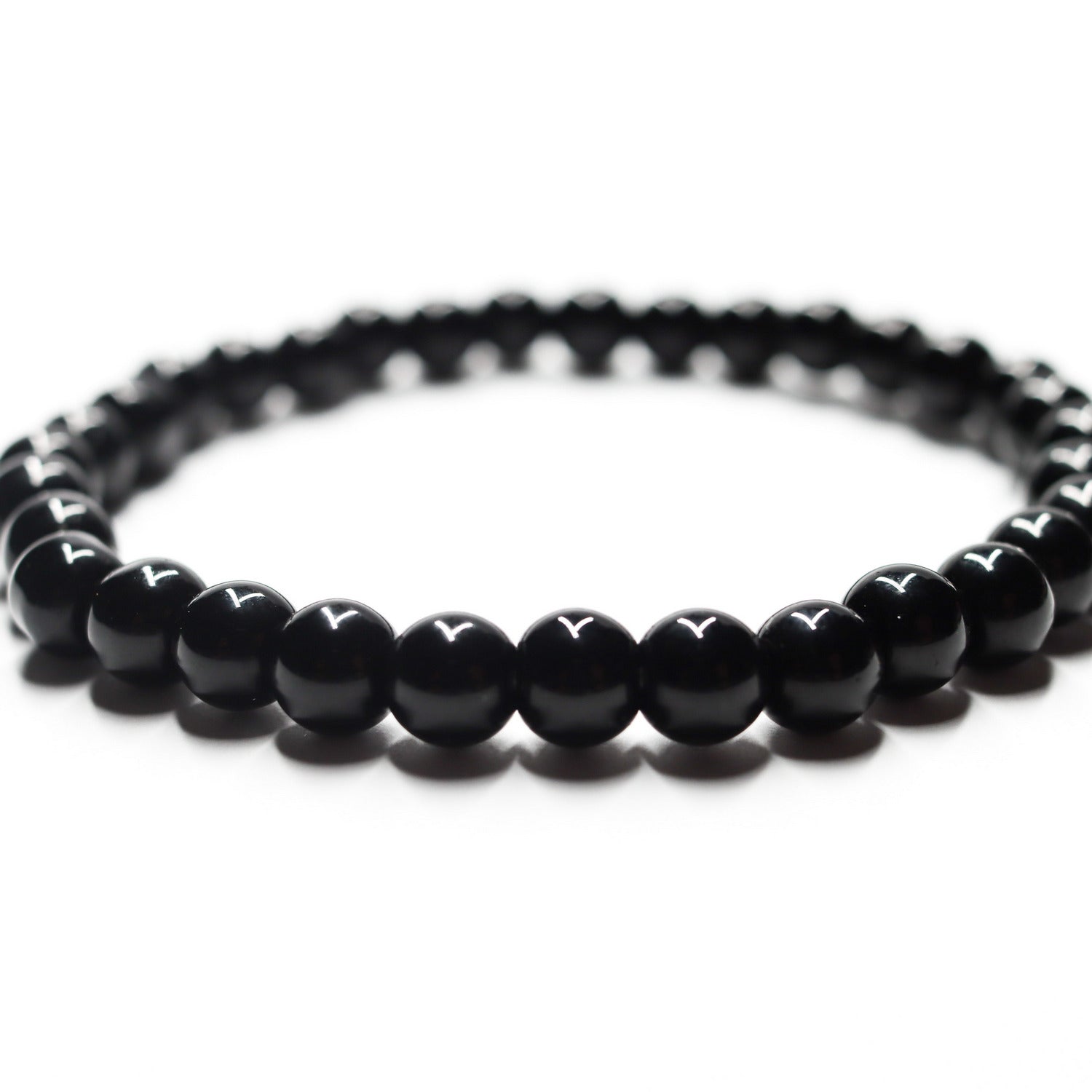 Pulsera de piedra natural de Ónix de 6mm